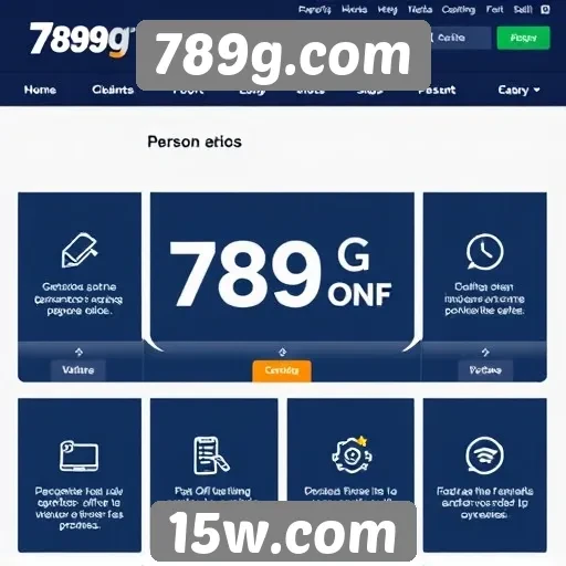 Recursos e funcionalidades do site 789g.com